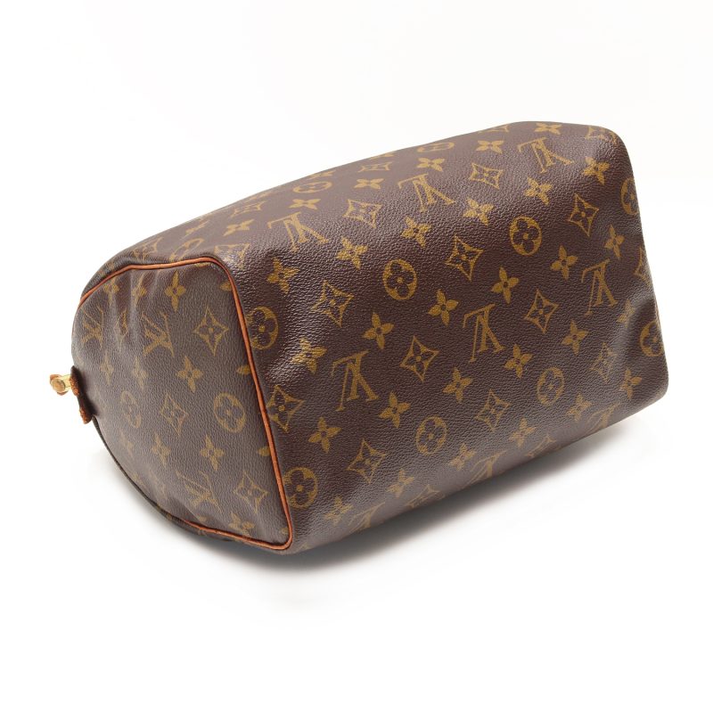 Louis Vuitton Speedy 25 Monogram Canvas M41528 Pre-Loved con Certificato di Autenticità - immagine 8