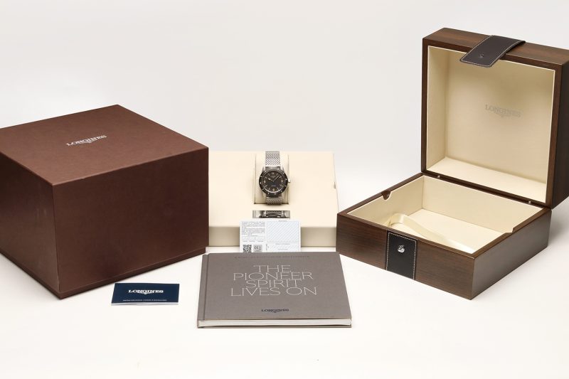 ca. 2022 Longines Heritage Skin Diver L2.822.4.56.6 - Iconico Orologio Subacqueo Automatico 42mm - Full-set - immagine 17