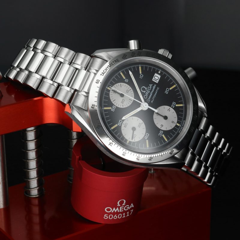 1997 Omega Speedmaster Panda 35115000 Automatic 39 mm Scatola - Garanzia - Revisionato Omega - immagine 3