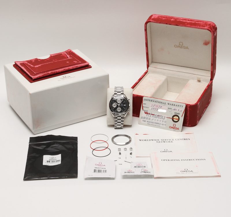 1997 Omega Speedmaster Panda 35115000 Automatic 39 mm Scatola - Garanzia - Revisionato Omega - immagine 16