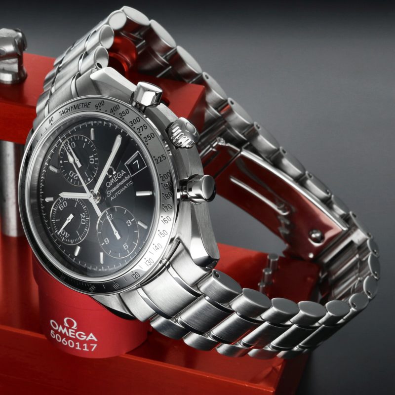 2007 Omega ref. 35135000 Speedmaster Data Reduced Automatico 39 mm Full Set - Revisionato Omega - immagine 4