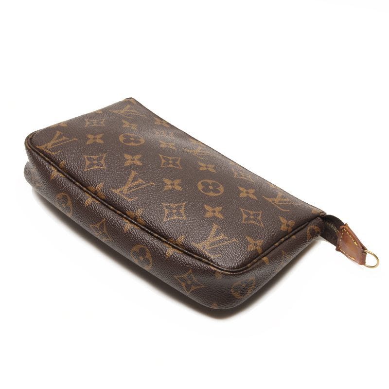 Louis Vuitton Monogram Pochette M51980 - Pre-Loved Classic with Honey Patina and Authenticity Guarantee - Image 3