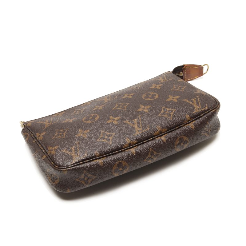 Louis Vuitton Monogram Pochette M51980 - Pre-Loved Classic with Honey Patina and Authenticity Guarantee - Image 4