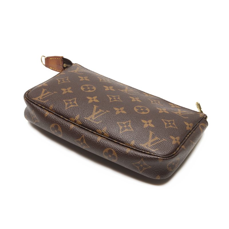 Louis Vuitton Monogram Pochette M51980 - Pre-Loved Classic with Honey Patina and Authenticity Guarantee - Image 5