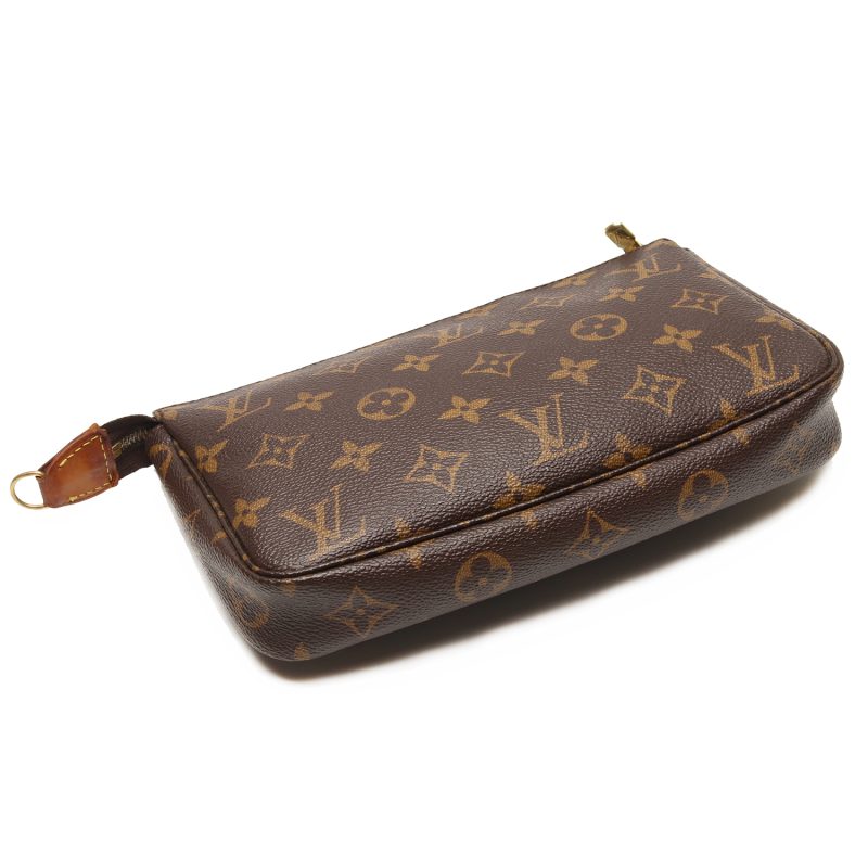 Louis Vuitton Monogram Pochette M51980 - Pre-Loved Classic with Honey Patina and Authenticity Guarantee - Image 6