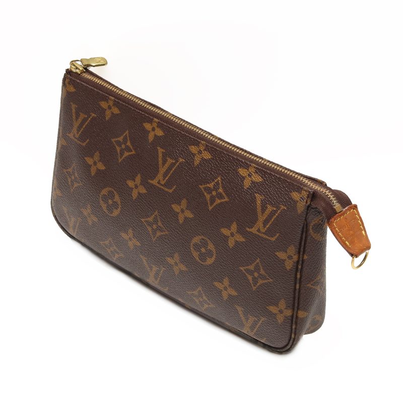 Louis Vuitton Monogram Pochette M51980 - Pre-Loved Classic with Honey Patina and Authenticity Guarantee - Image 7