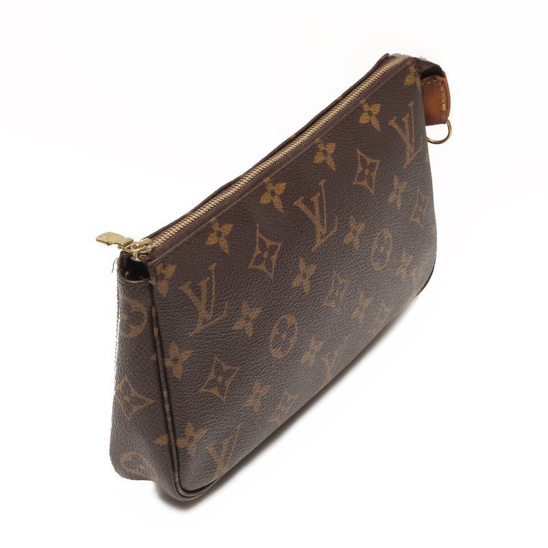 Louis Vuitton Monogram Pochette M51980 - Pre-Loved Classic with Honey Patina and Authenticity Guarantee - Image 8