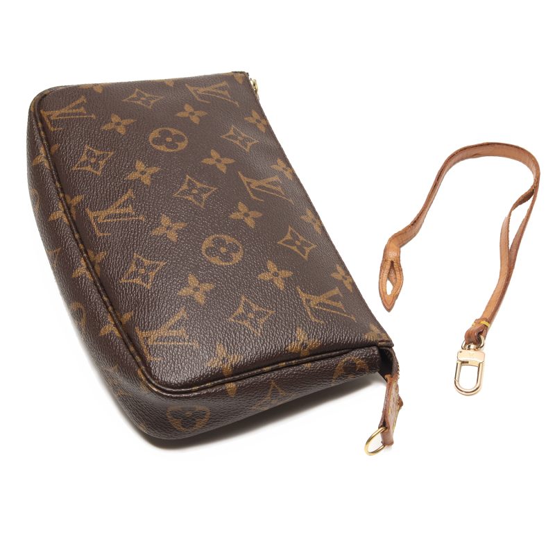 Louis Vuitton Monogram Pochette M51980 - Pre-Loved Classic with Honey Patina and Authenticity Guarantee - Image 9