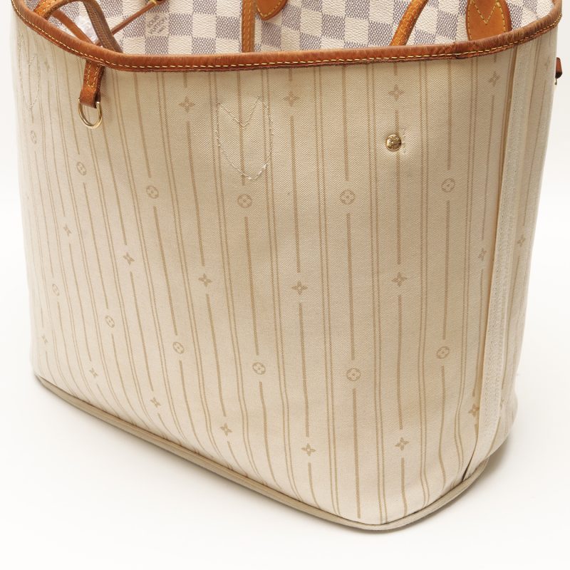 Louis Vuitton Neverfull MM Damier Azur N51107 - immagine 19