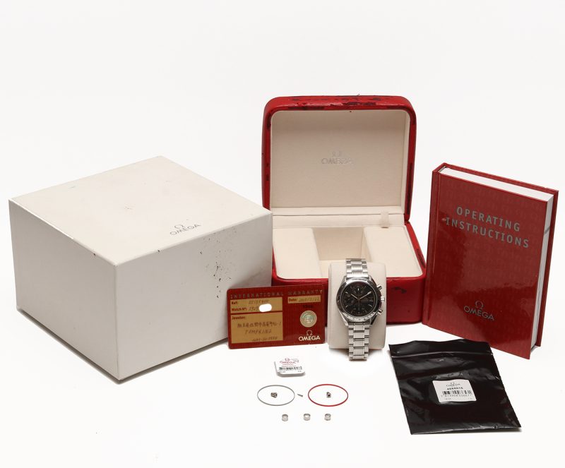 2005 Omega ref. 35135400 Speedmaster Date Reduced Japan Limited Box & Papers - Omega Serviced - Image 16