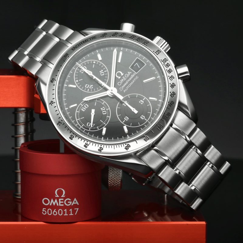 c. 2005 Omega Speedmaster Date Reduced 35135000 Automatic 39mm - Image 2