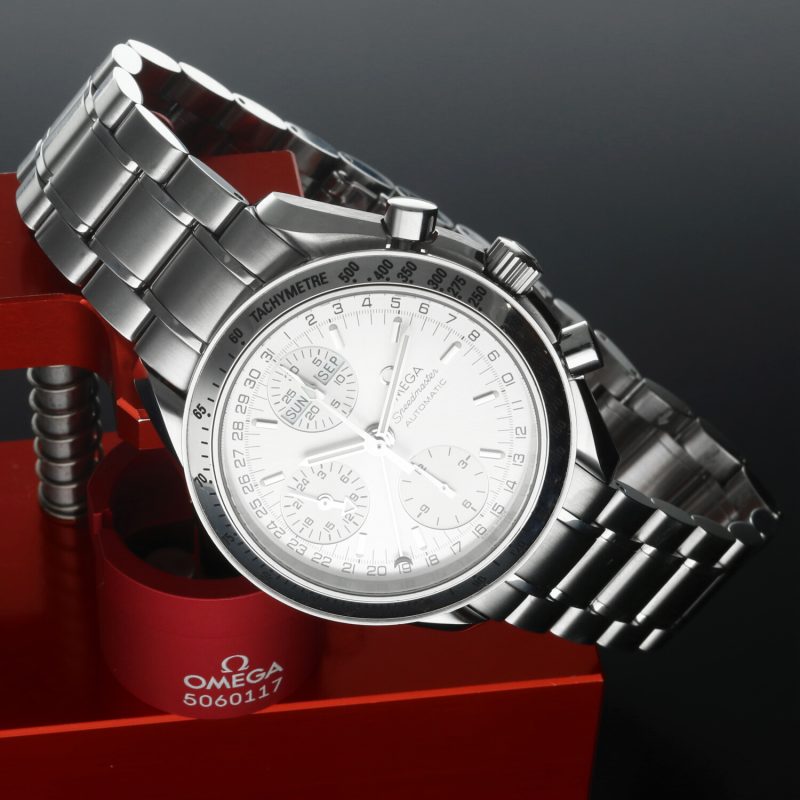 c. 2005 Omega Speedmaster Triple Date 35233000 Automatic 39mm Box and Papers - Image 3