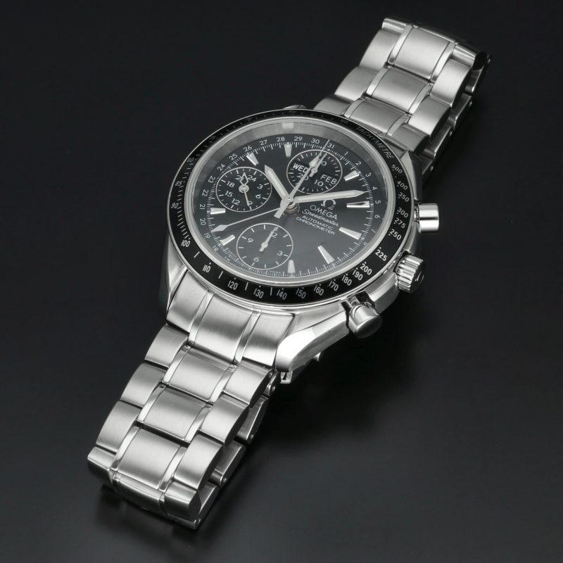 c. 2008 Omega ref. 32205000 Speedmaster Triple Date Automatic Steel on Steel 40mm - Image 11