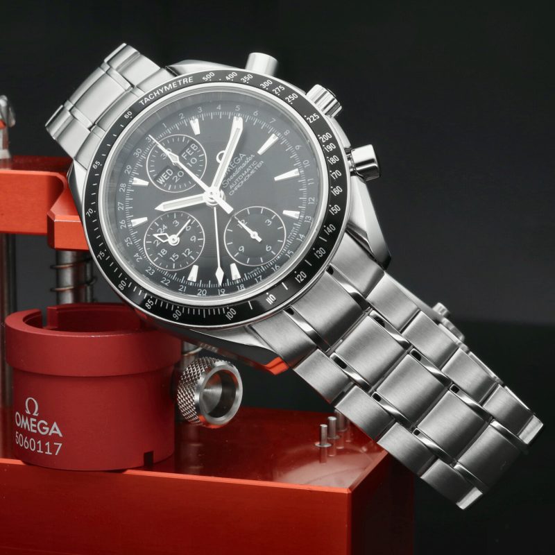 c. 2008 Omega ref. 32205000 Speedmaster Triple Date Automatic Steel on Steel 40mm - Image 2