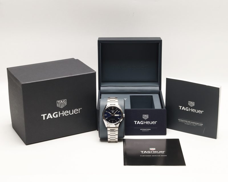 2022 TAG Heuer Carrera Calibro 5 Day & Date WBN2012.BA0640 Automatico 41mm Full Set - immagine 16