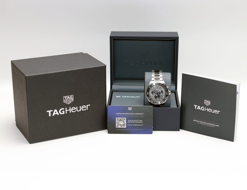 2024 TAG Heuer Formula 1 CAZ1011.BA0843 Chronograph Quarzo 43mm Acciaio e Ceramica - Full Set - immagine 16