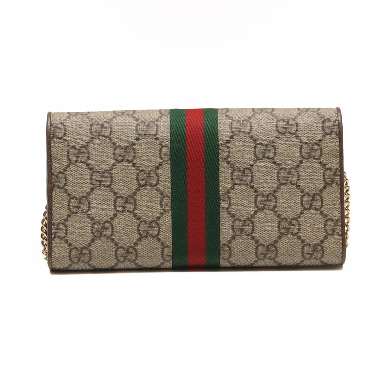 Gucci GG Supreme Ophidia Chain Wallet, Mini Bag with Strap, Reference 546592 - Image 5