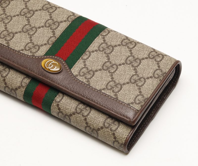 Gucci GG Supreme Ophidia Chain Wallet, Mini Bag with Strap, Reference 546592 - Image 6