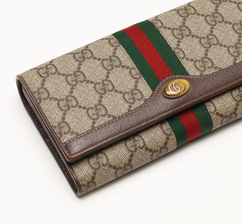 Gucci GG Supreme Ophidia Chain Wallet, Mini Bag with Strap, Reference 546592 - Image 7