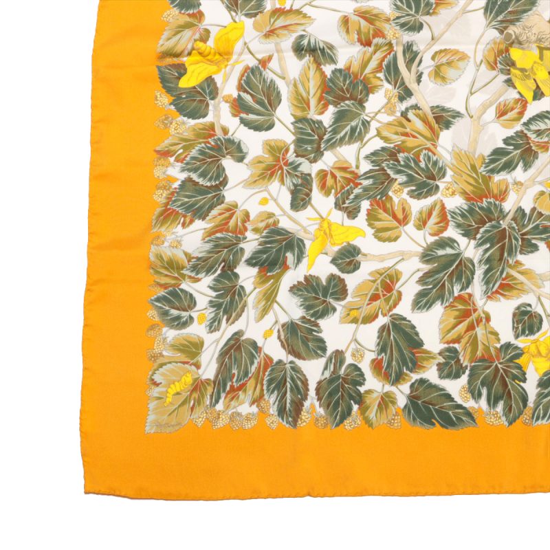 Foulard Hermès Carré 90 L'Arbre De Soie 100% Seta - immagine 5