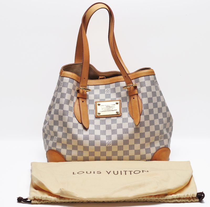 Louis Vuitton Damier Azur Hampstead MM N51206 Pre Loved - Image 24