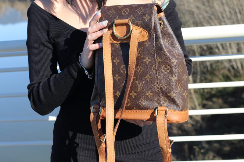 Louis Vuitton Montsouris MM M51136 Monogram Preloved Backpack - Image 5