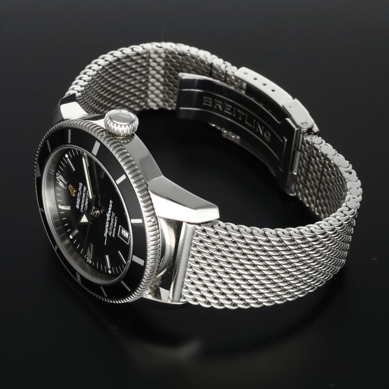 2009 Breitling SuperOcean Heritage A17320 Steel Milanese Double Strap Full Set - Official Breitling Service - Image 13